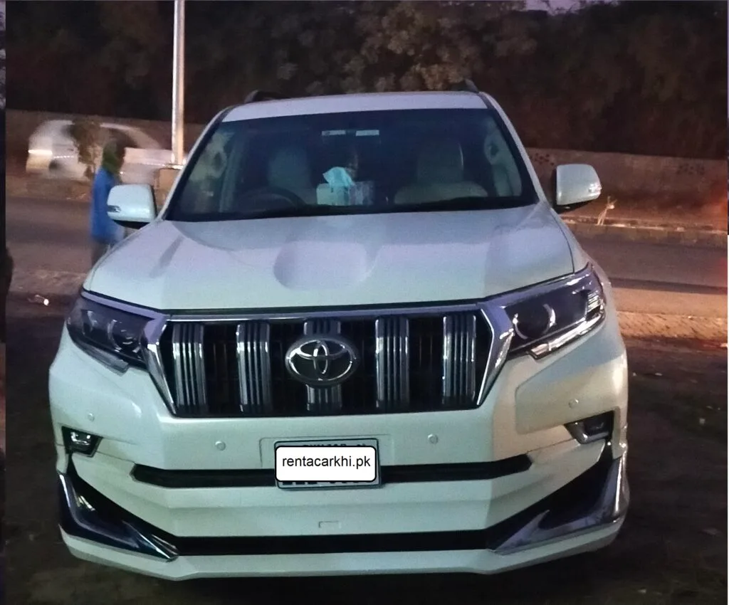 Toyota Prado rental Karachi with driver