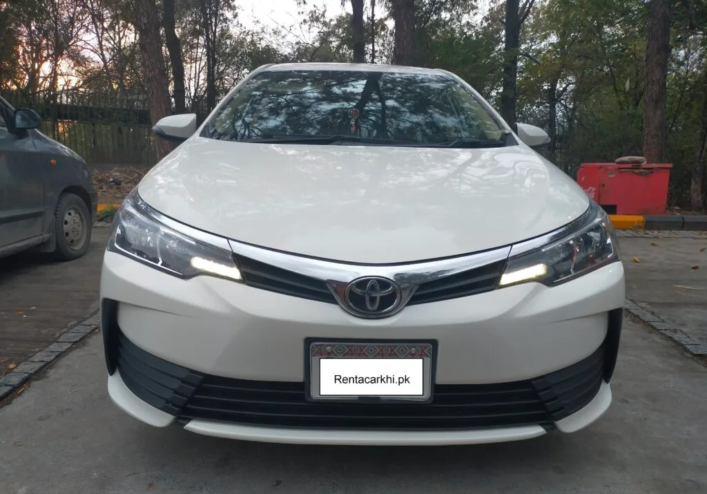 Rent a Toyota Corolla Car in Karachi - best rates with driver